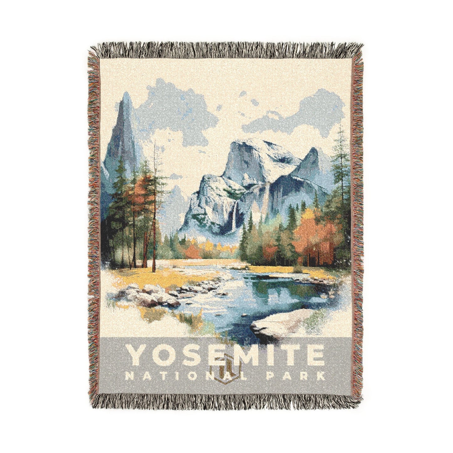 Yosemite National Park Woven Blanket | S08