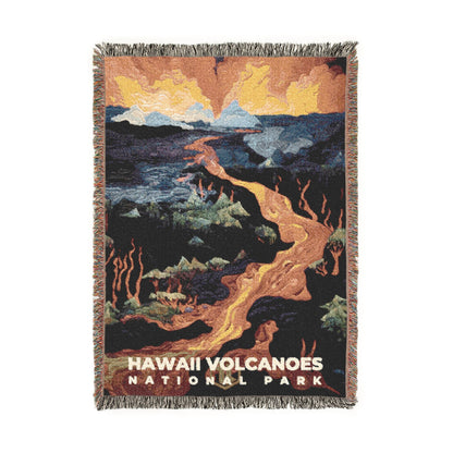 Hawaii Volcanoes National Park Woven Blanket | S09