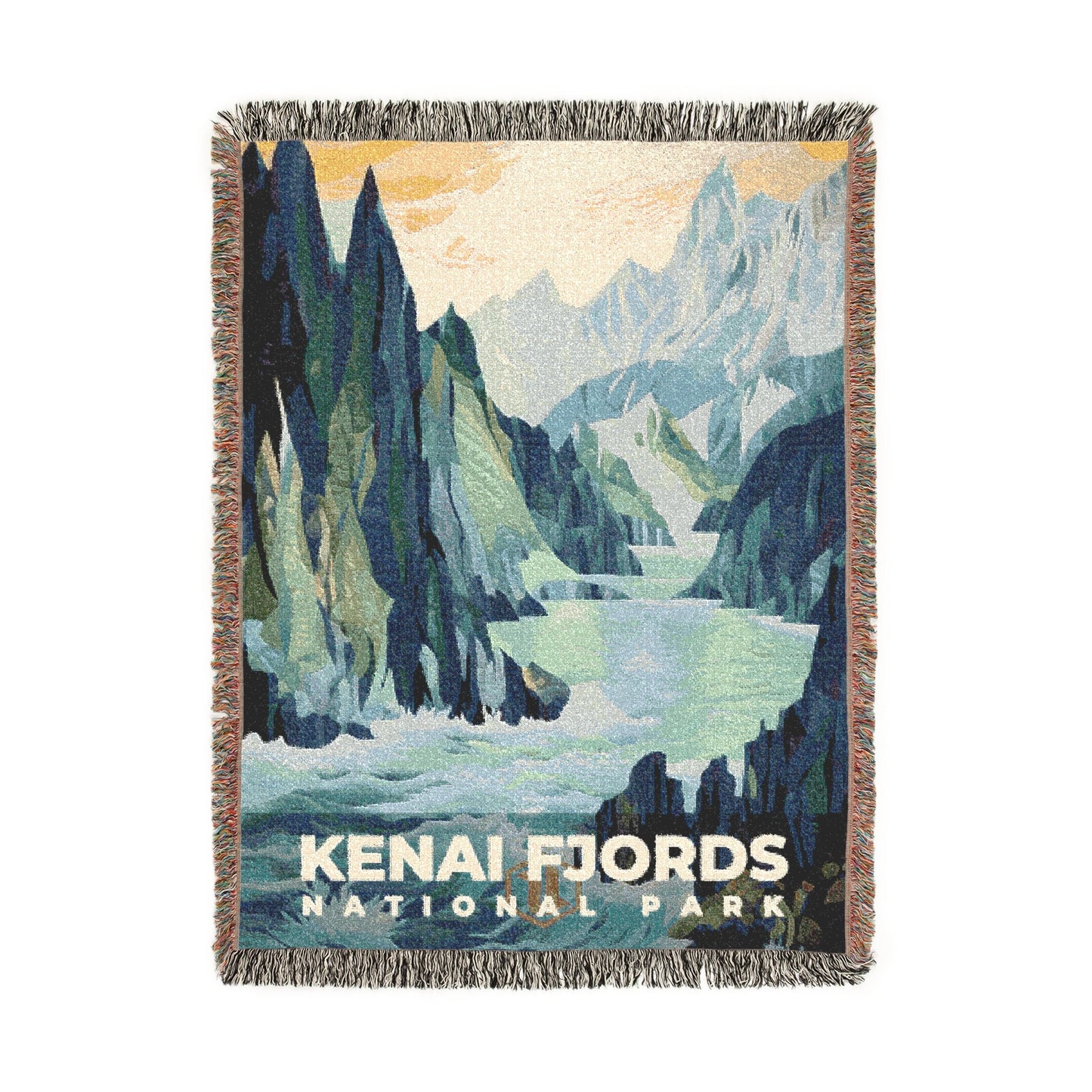 Kenai Fjords National Park Woven Blanket | S09
