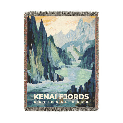 Kenai Fjords National Park Woven Blanket | S09