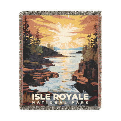 Isle Royale National Park Woven Blanket | S09