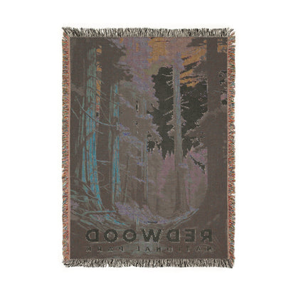 Redwood National Park Woven Blanket | S07