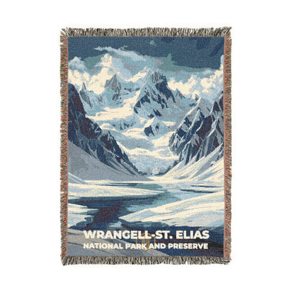 Wrangell-St. Elias National Park Woven Blanket | S11