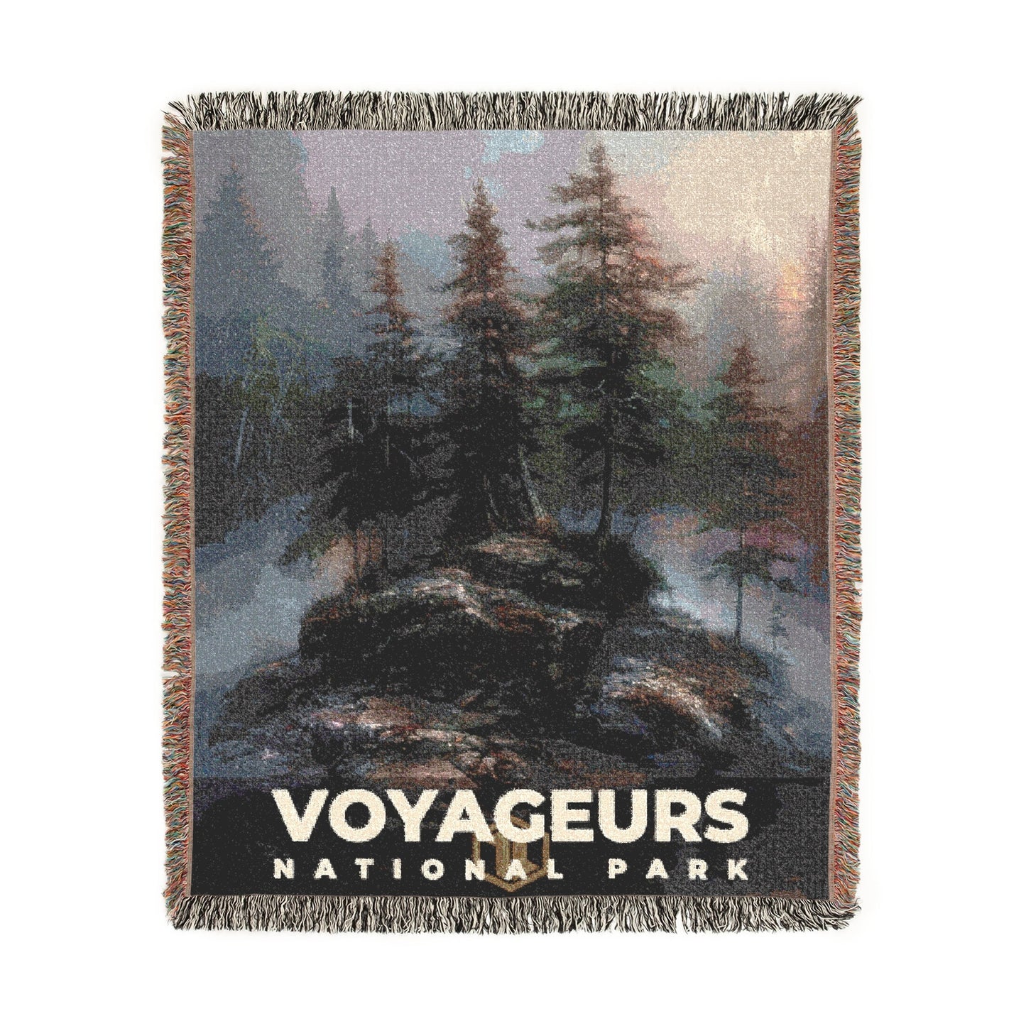 Voyageurs National Park Woven Blanket | S12