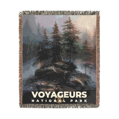 Voyageurs National Park Woven Blanket | S12