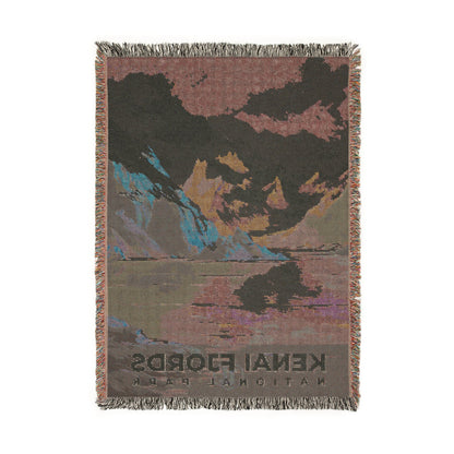 Kenai Fjords National Park Woven Blanket | S06