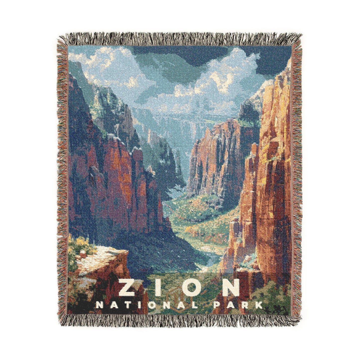 Zion National Park Woven Blanket | S13