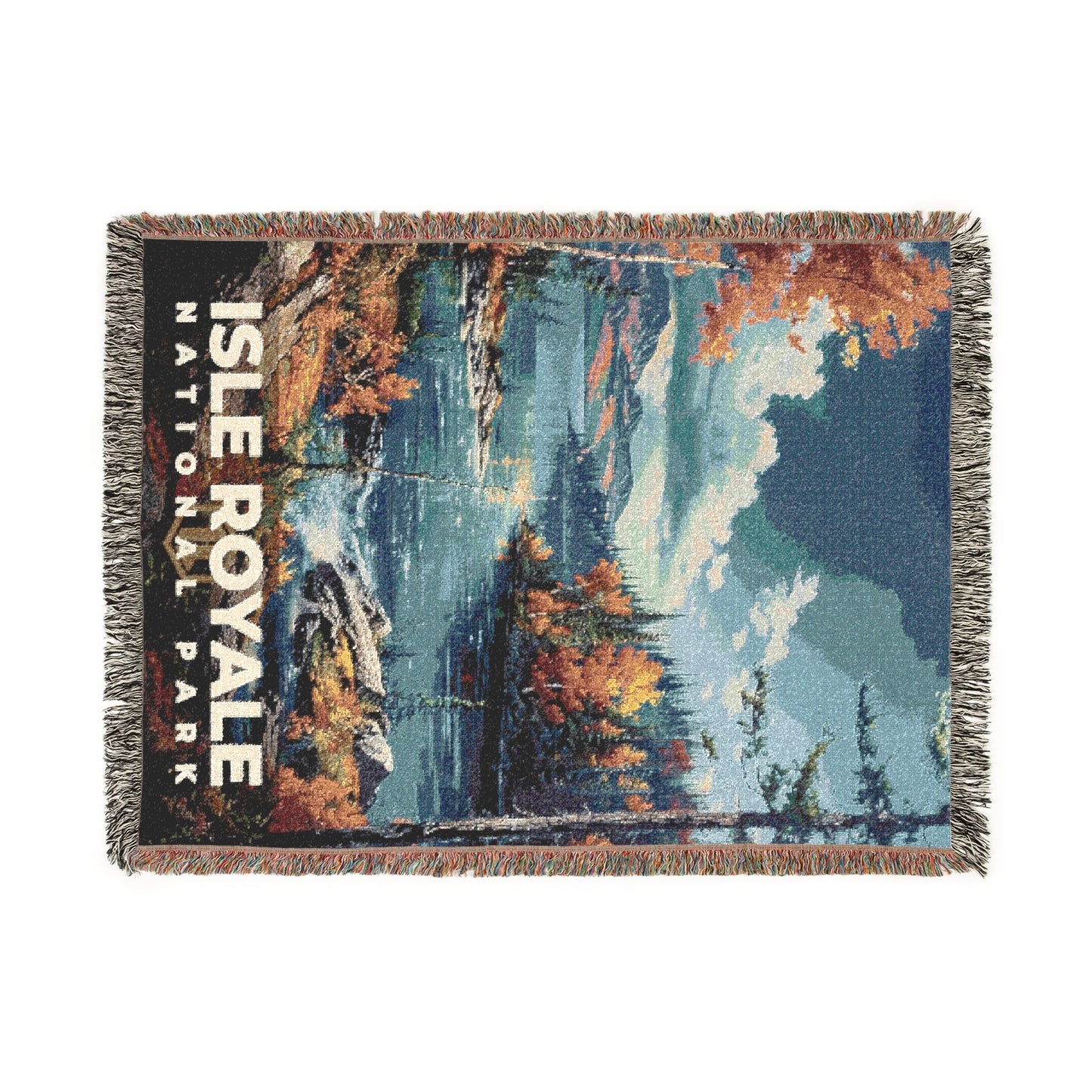 Isle Royale National Park Woven Blanket | S16