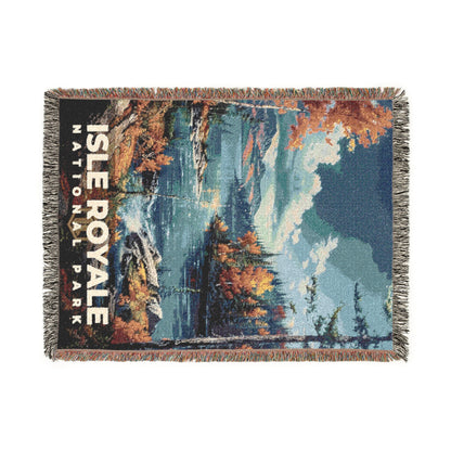 Isle Royale National Park Woven Blanket | S16