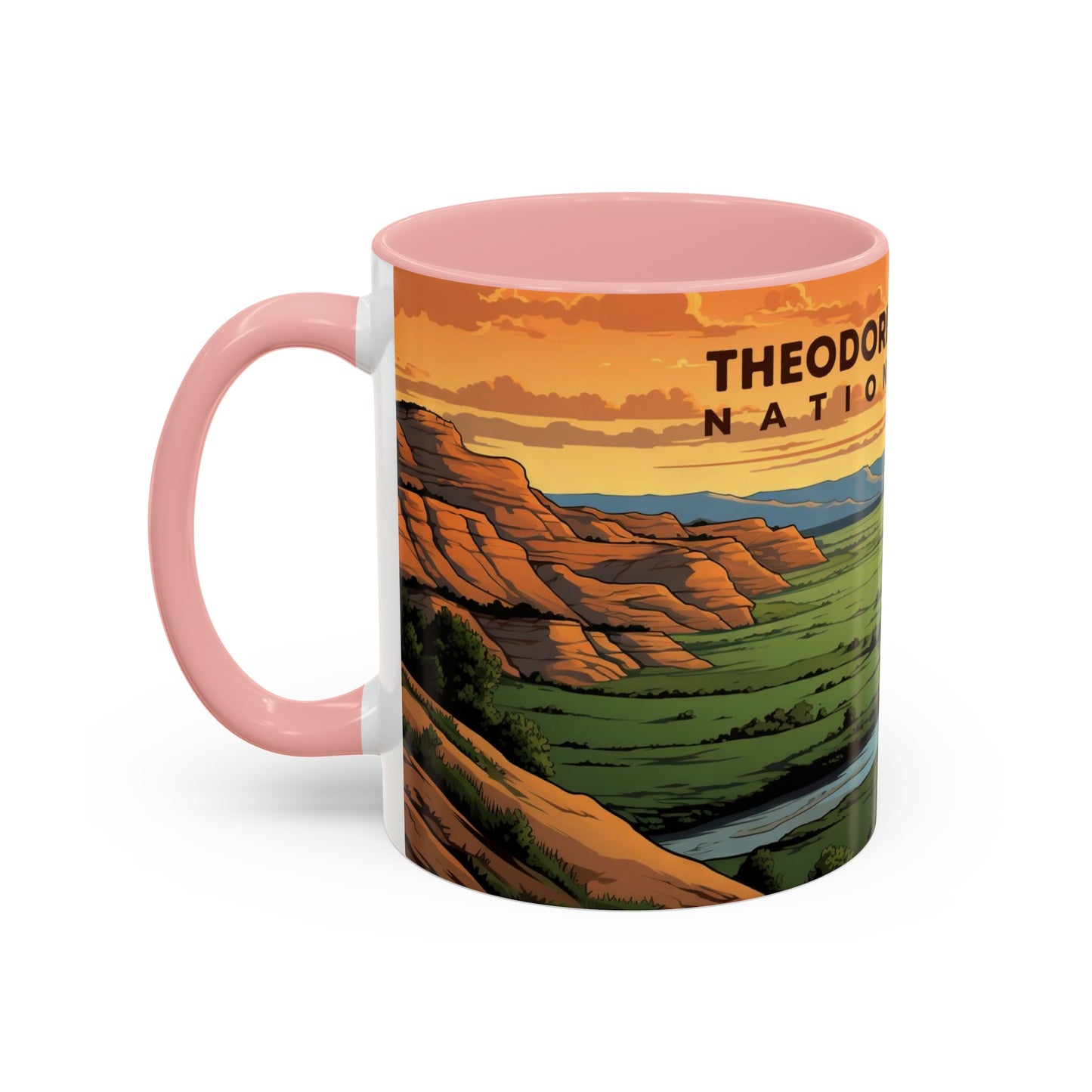 Theodore Roosevelt National Park Mug | Accent Coffee Mug (11, 15oz)