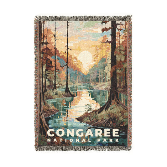 Congaree National Park Woven Blanket | S09