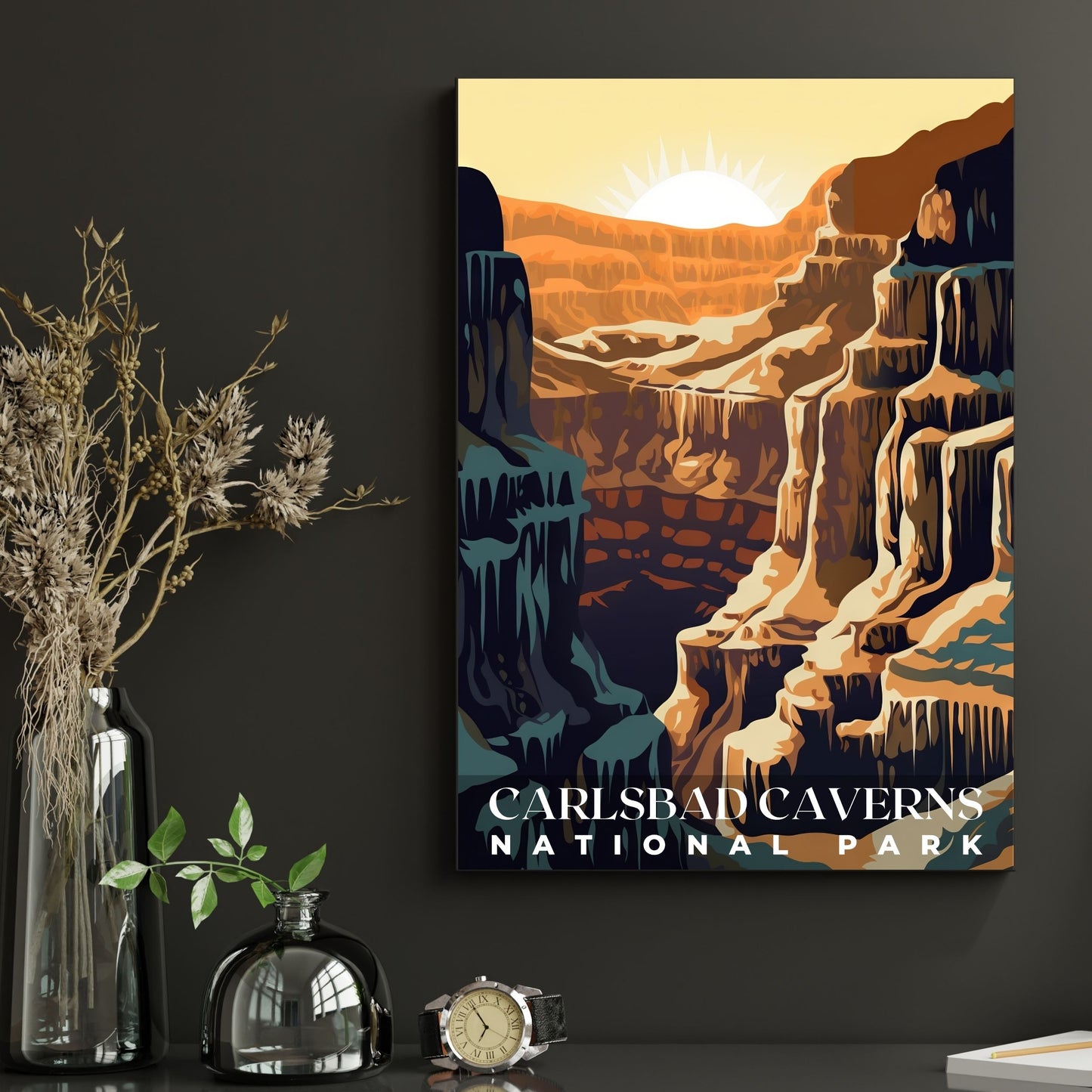 Carlsbad Caverns National Park Poster | S01