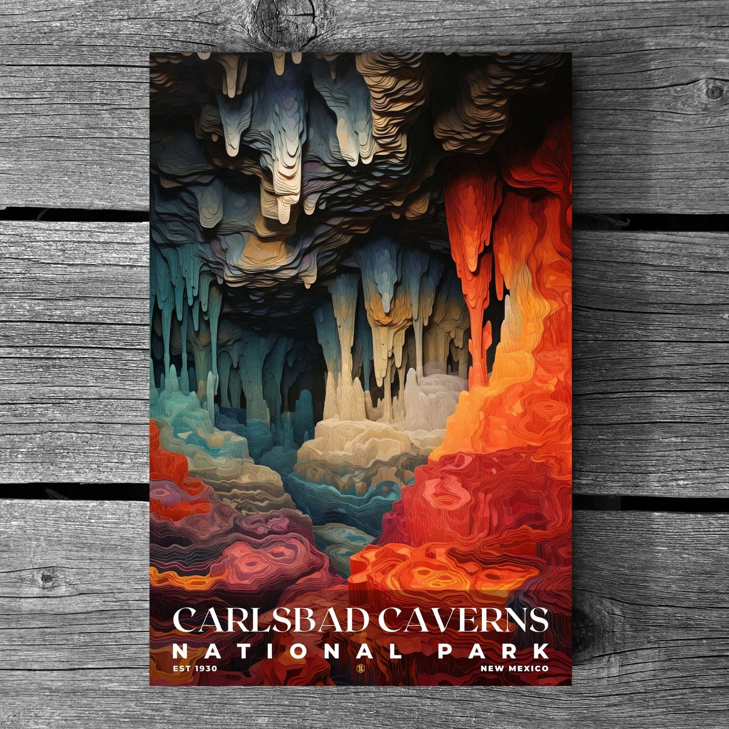 Carlsbad Caverns National Park Poster | S09