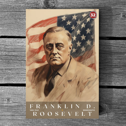 Franklin D Roosevelt Poster | S03