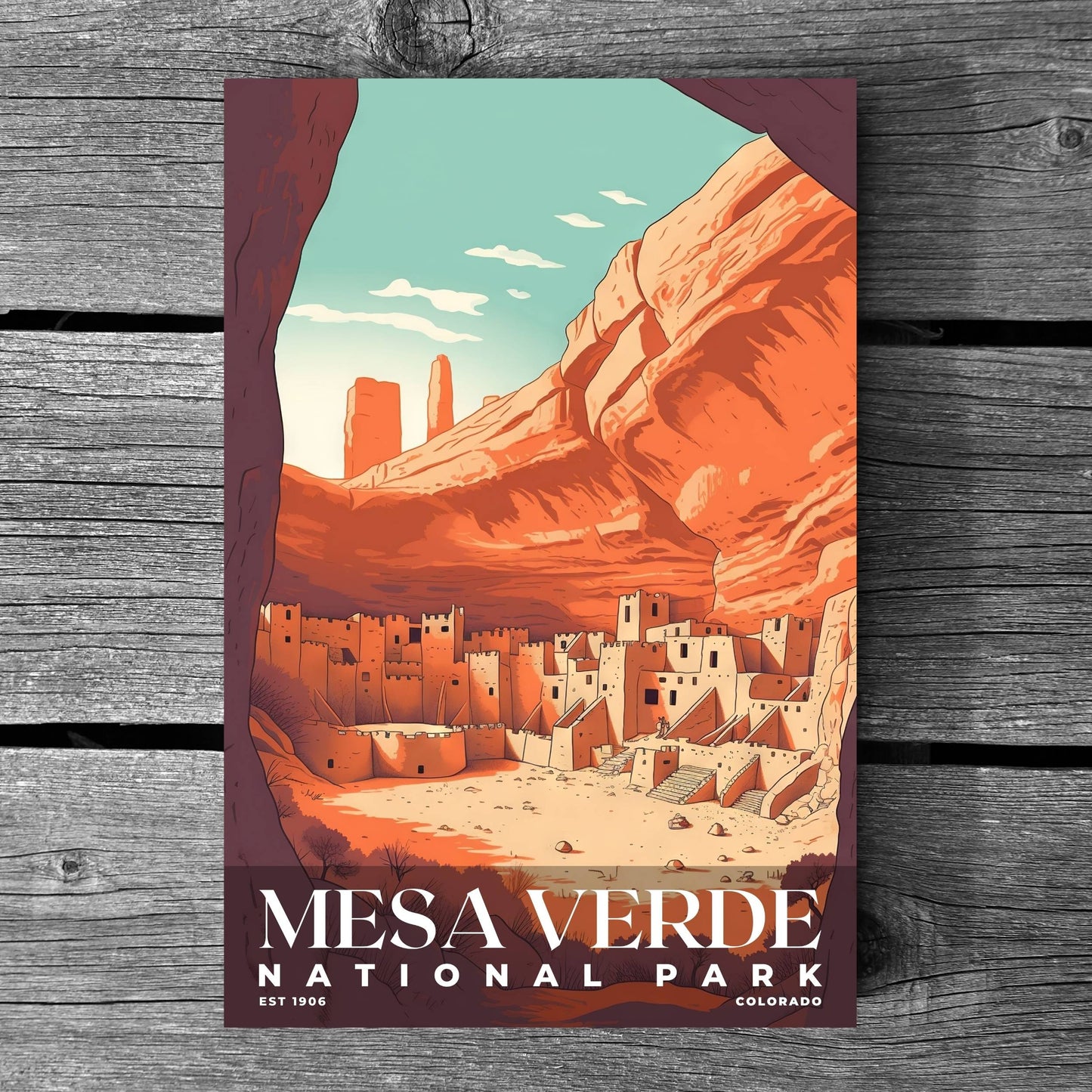 Mesa Verde National Park Poster | S03