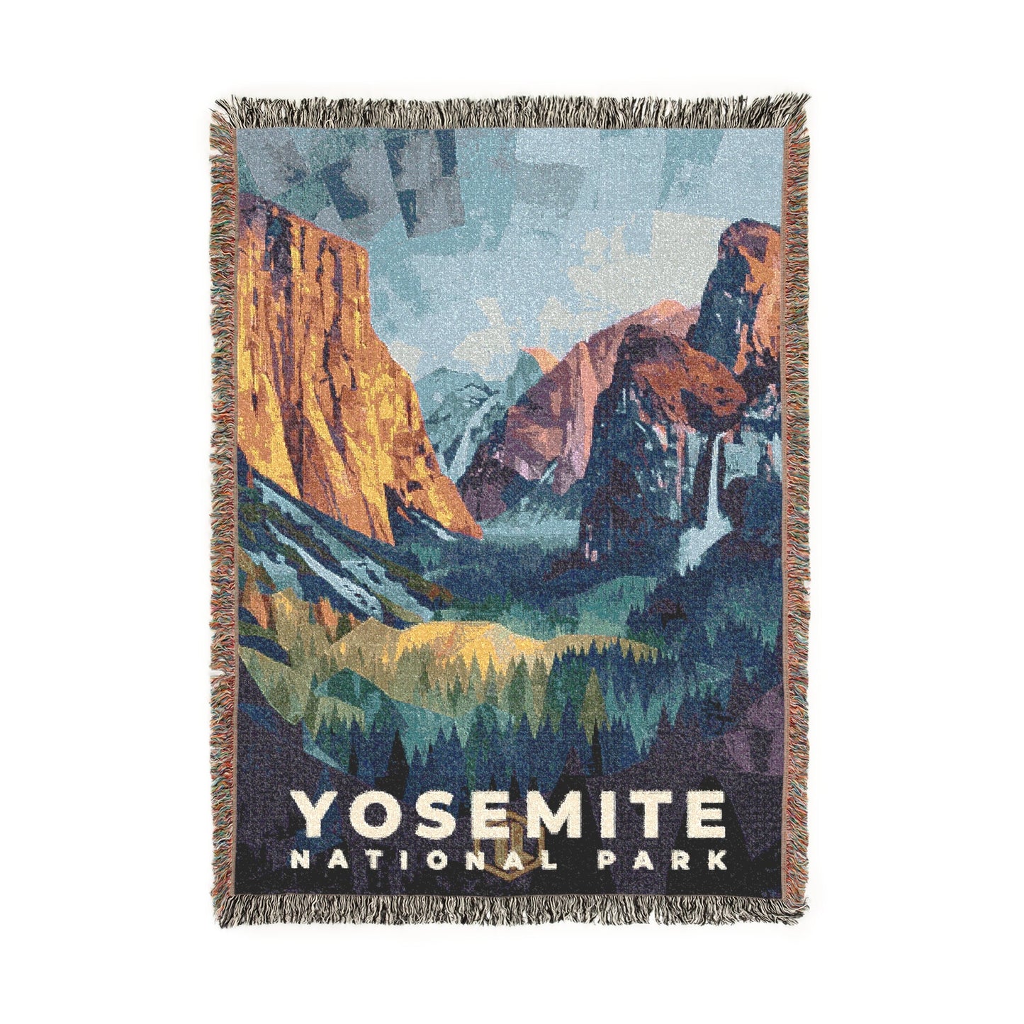 Yosemite National Park Woven Blanket | S20