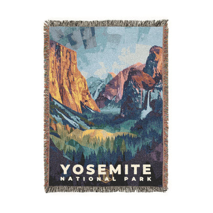 Yosemite National Park Woven Blanket | S20