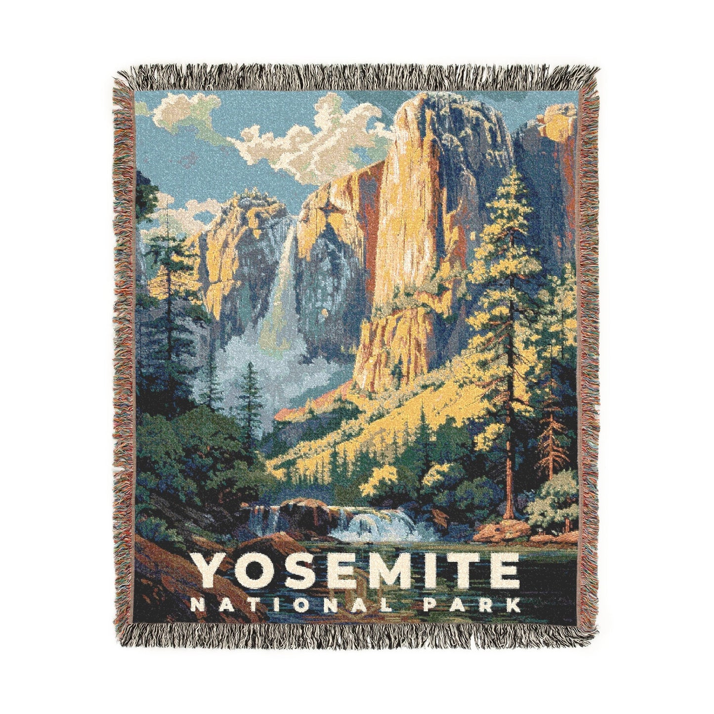 Yosemite National Park Woven Blanket | S11