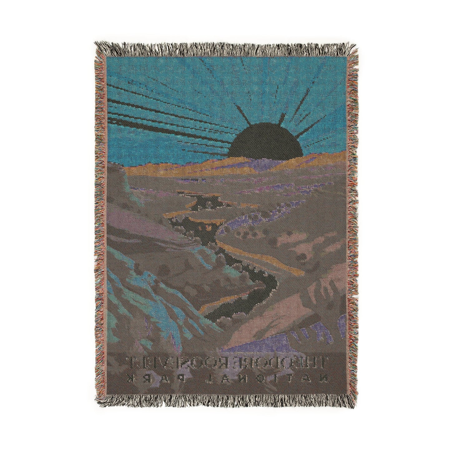 Theodore Roosevelt National Park Woven Blanket | S01