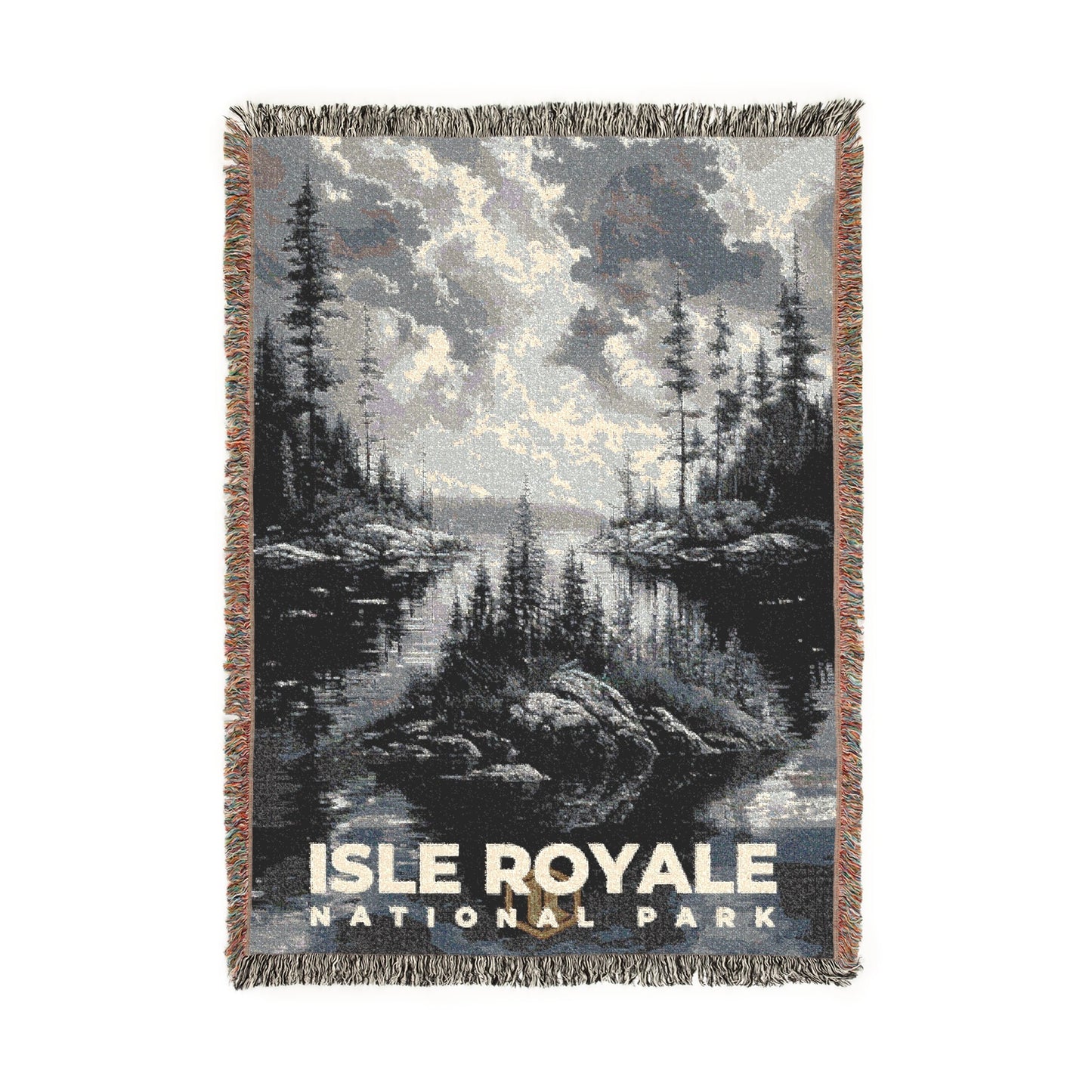 Isle Royale National Park Woven Blanket | S15