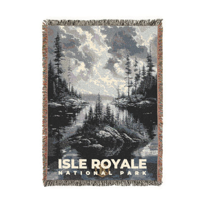 Isle Royale National Park Woven Blanket | S15