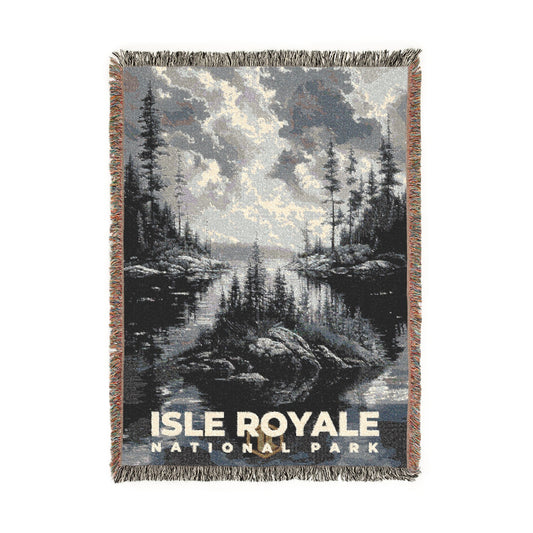 Isle Royale National Park Woven Blanket | S15
