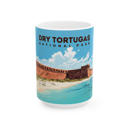 Dry Tortugas National Park Mug | White Ceramic Mug (11oz, 15oz)