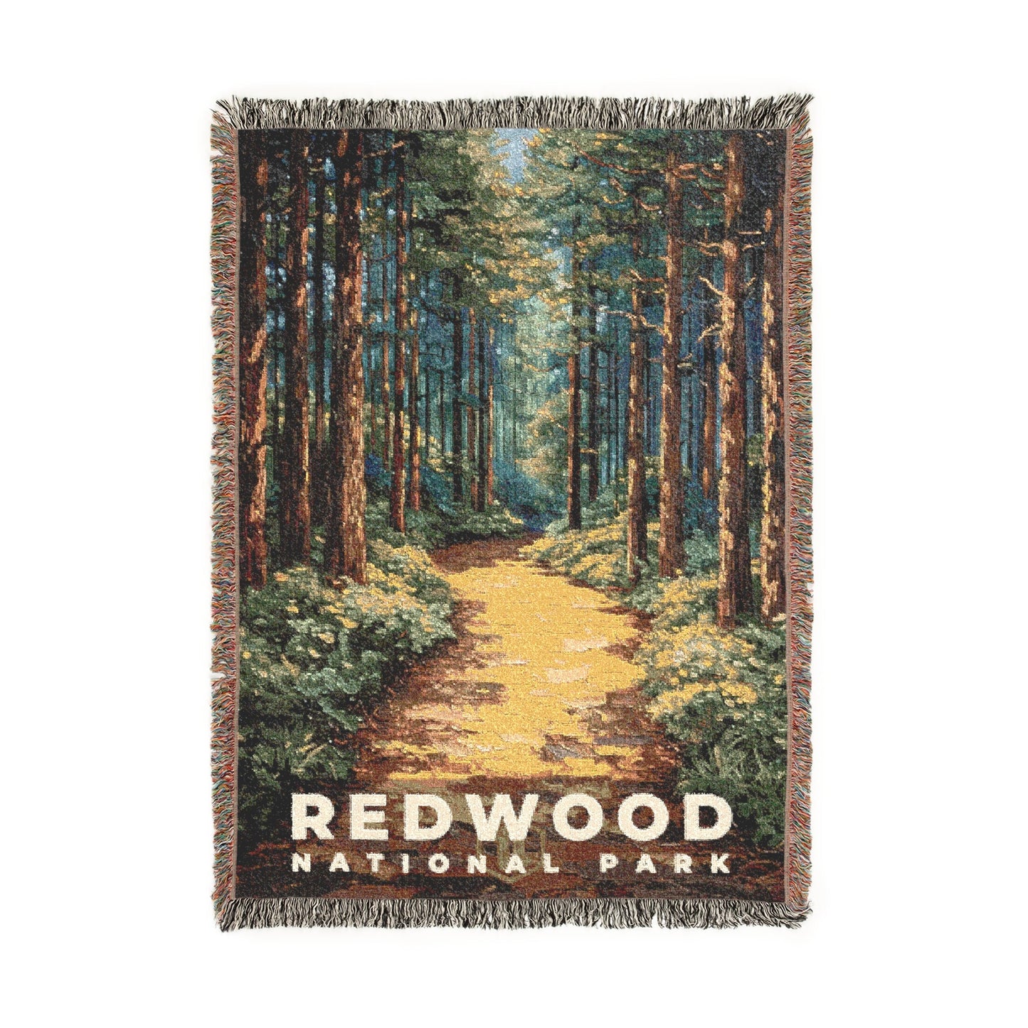 Redwood National Park Woven Blanket | S14
