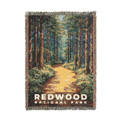 Redwood National Park Woven Blanket | S14