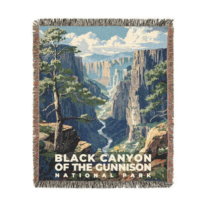Black Canyon of the Gunnison National Park Woven Blanket | S11