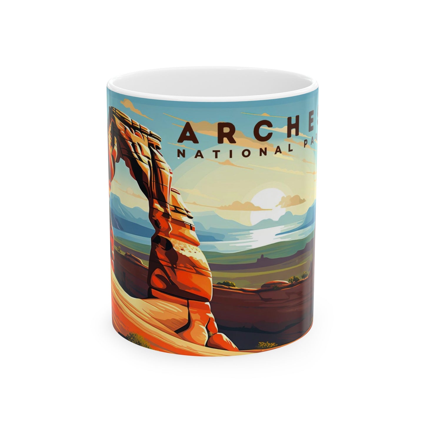 Arches National Park Mug | White Ceramic Mug (11oz, 15oz)