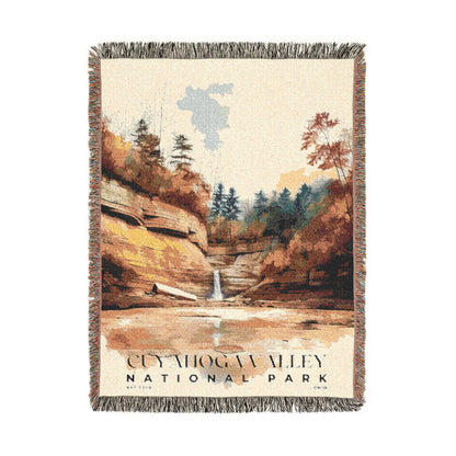 Cuyahoga Valley National Park Woven Blanket | S04