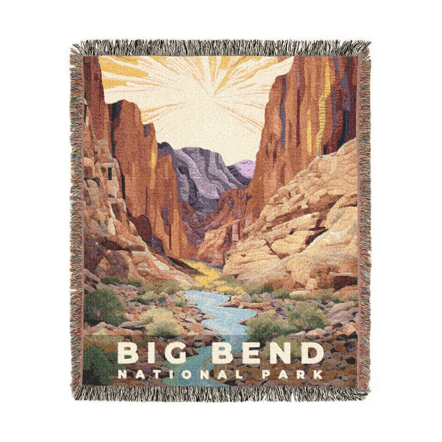 Big Bend National Park Woven Blanket | S09