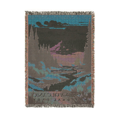 Lassen Volcanic National Park Woven Blanket | S05