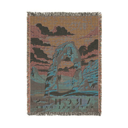 Arches National Park Woven Blanket | S05