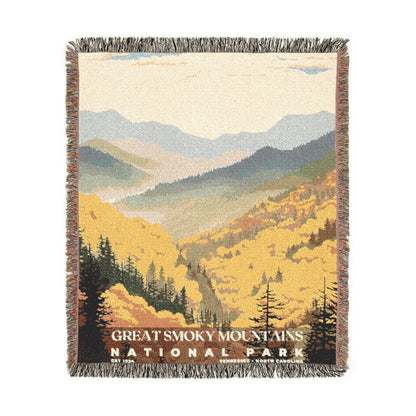 Great Smoky Mountains National Park Woven Blanket | S03