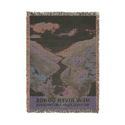 New River Gorge National Park Woven Blanket | S08
