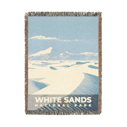 White Sands National Park Woven Blanket | S07
