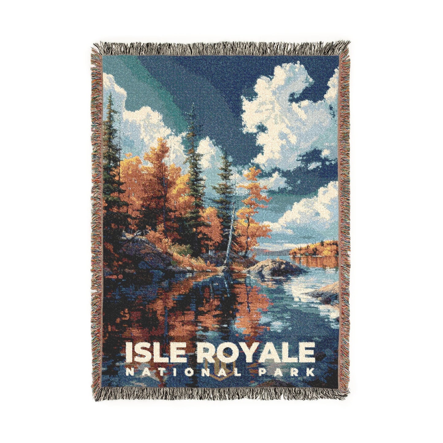 Isle Royale National Park Woven Blanket | S13