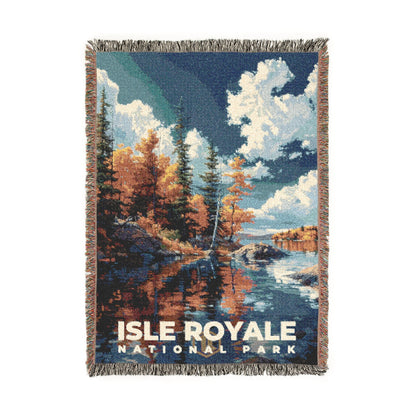Isle Royale National Park Woven Blanket | S13