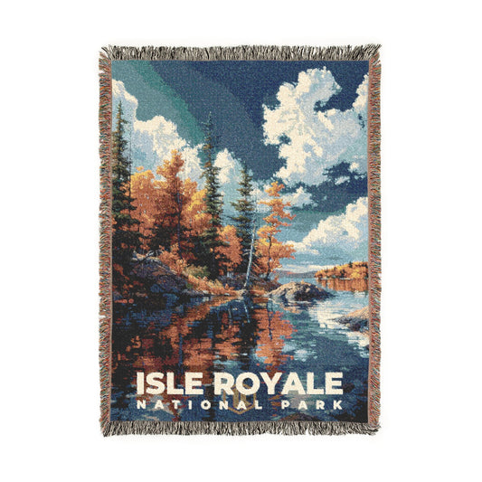 Isle Royale National Park Woven Blanket | S13