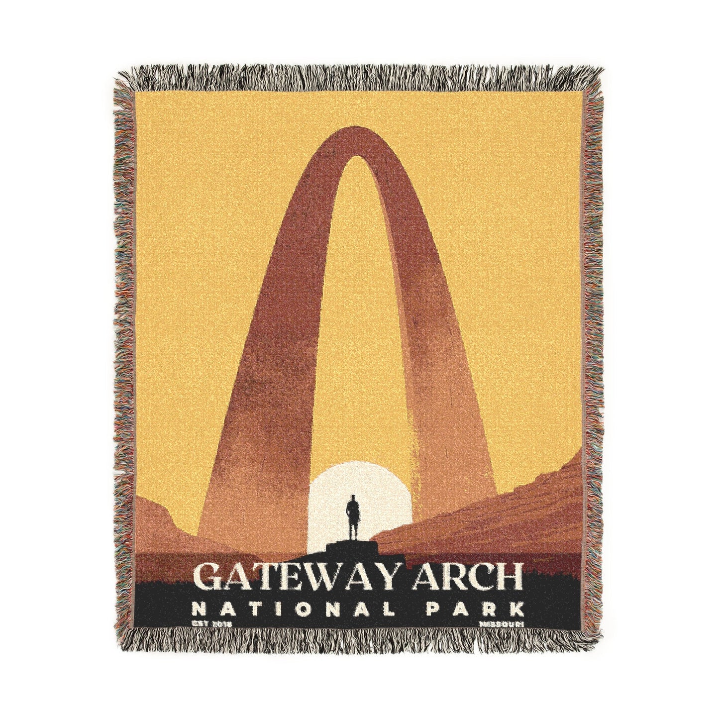 Gateway Arch National Park Woven Blanket | S03