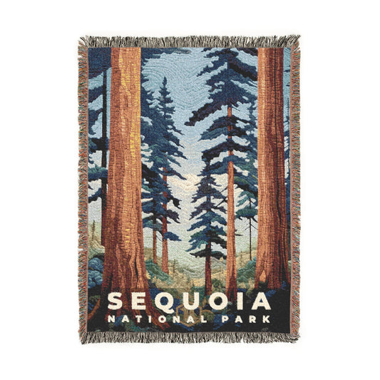 Sequoia National Park Woven Blanket | S09