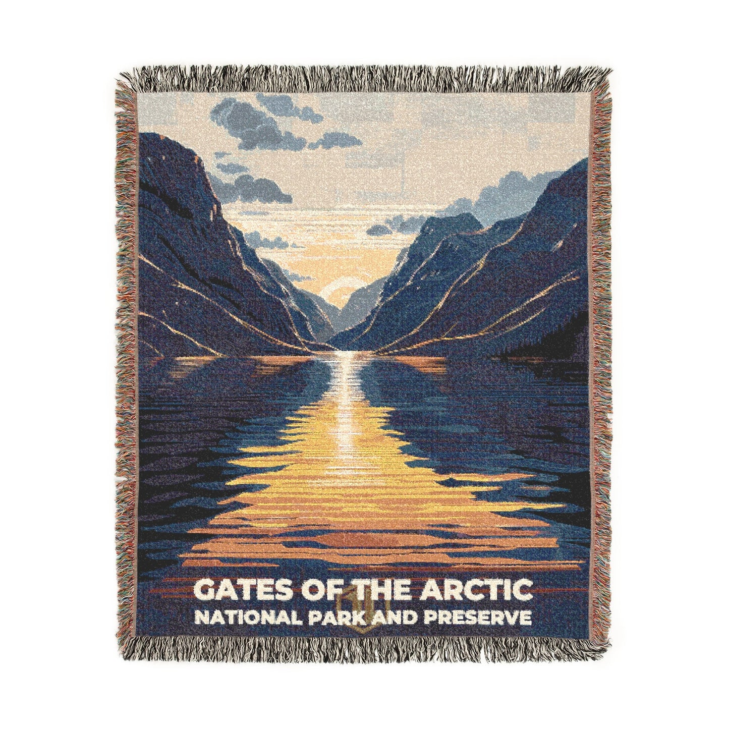 Gates of the Arctic National Park Woven Blanket | S19
