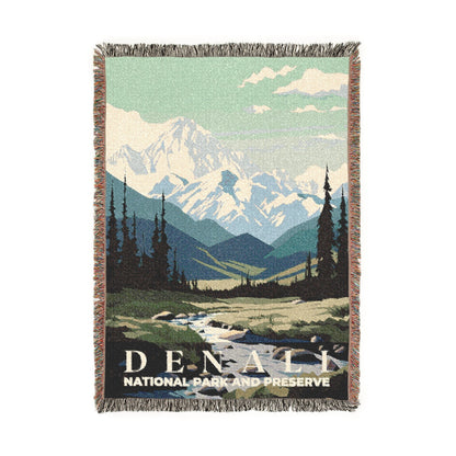 Denali National Park Woven Blanket | S01