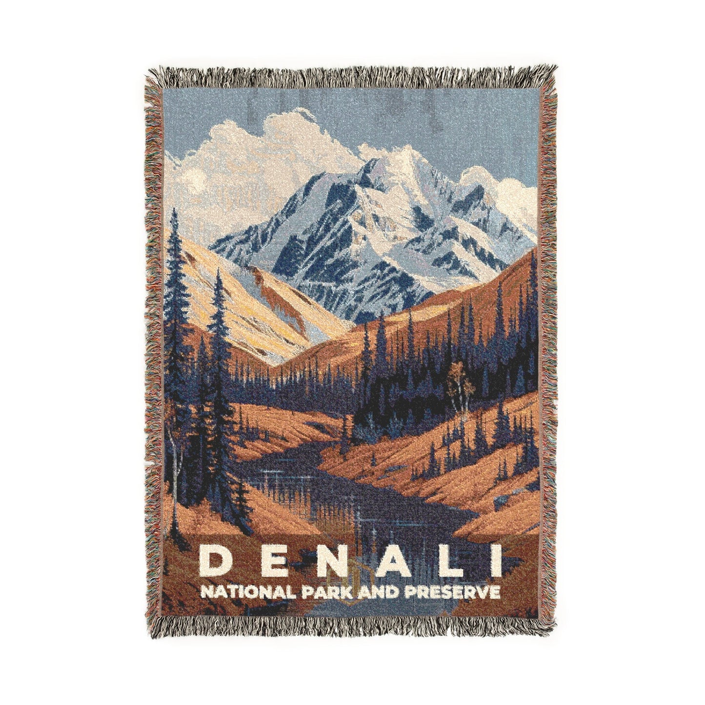 Denali National Park Woven Blanket | S19