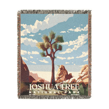Joshua Tree National Park Woven Blanket | S03