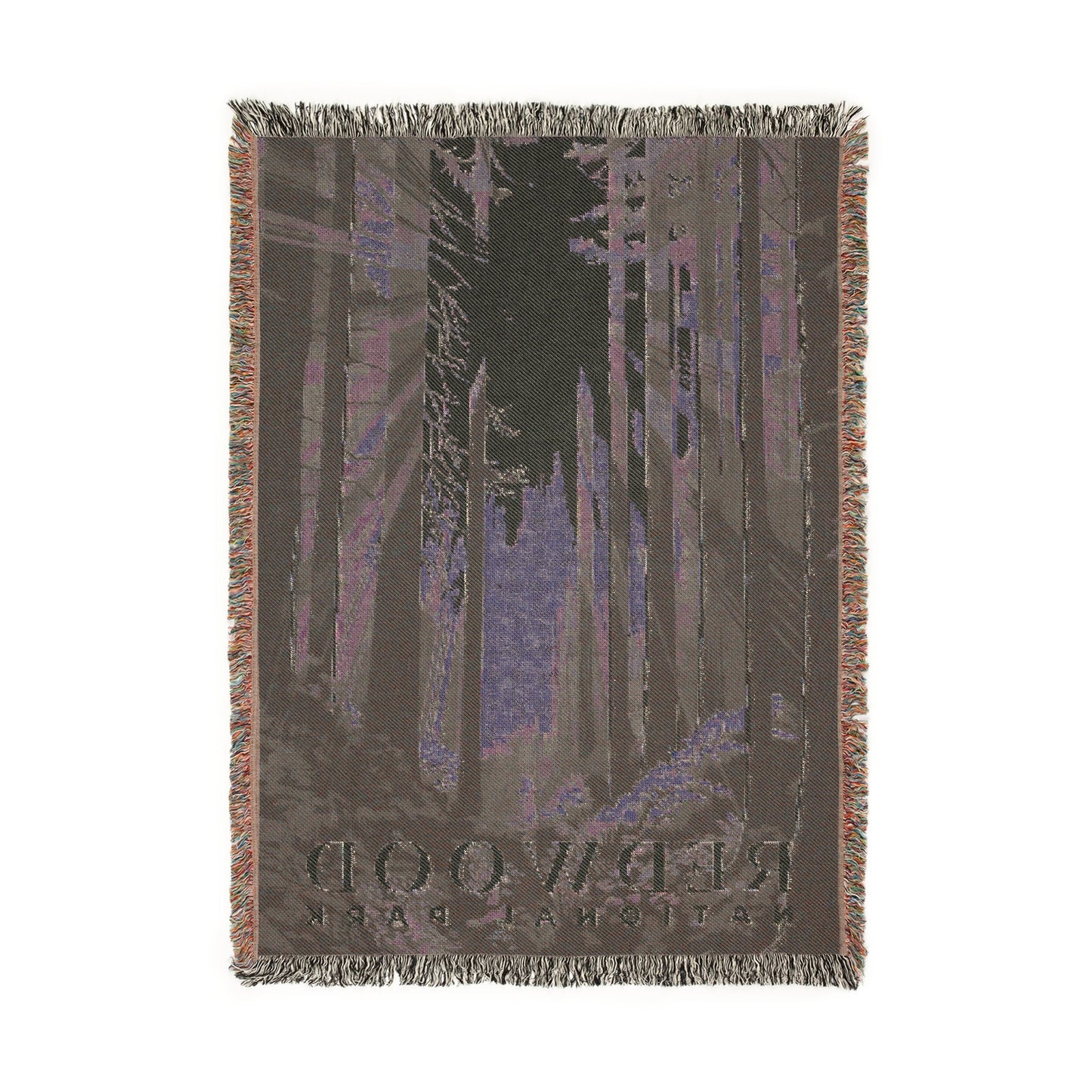 Redwood National Park Woven Blanket | S01