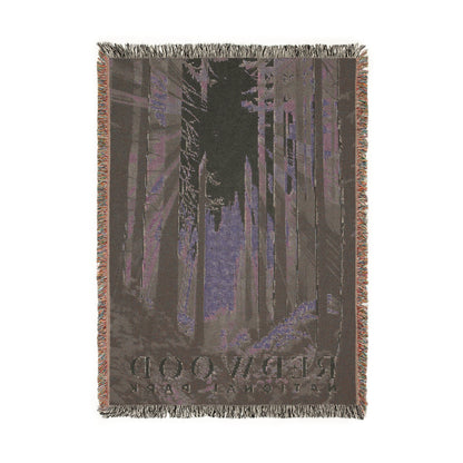 Redwood National Park Woven Blanket | S01