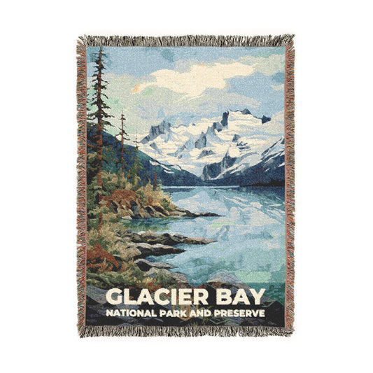 Glacier Bay National Park Woven Blanket | S09